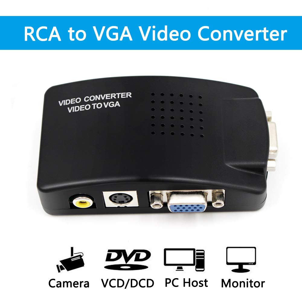 Amazon.com: Wiistar AV S-Video Composite to VGA Video Converter